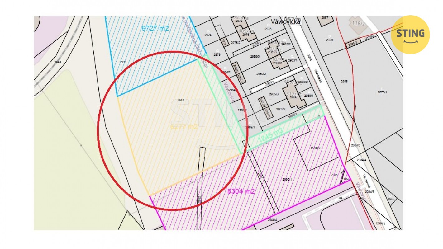 Komerční pozemek, 6 899 m²