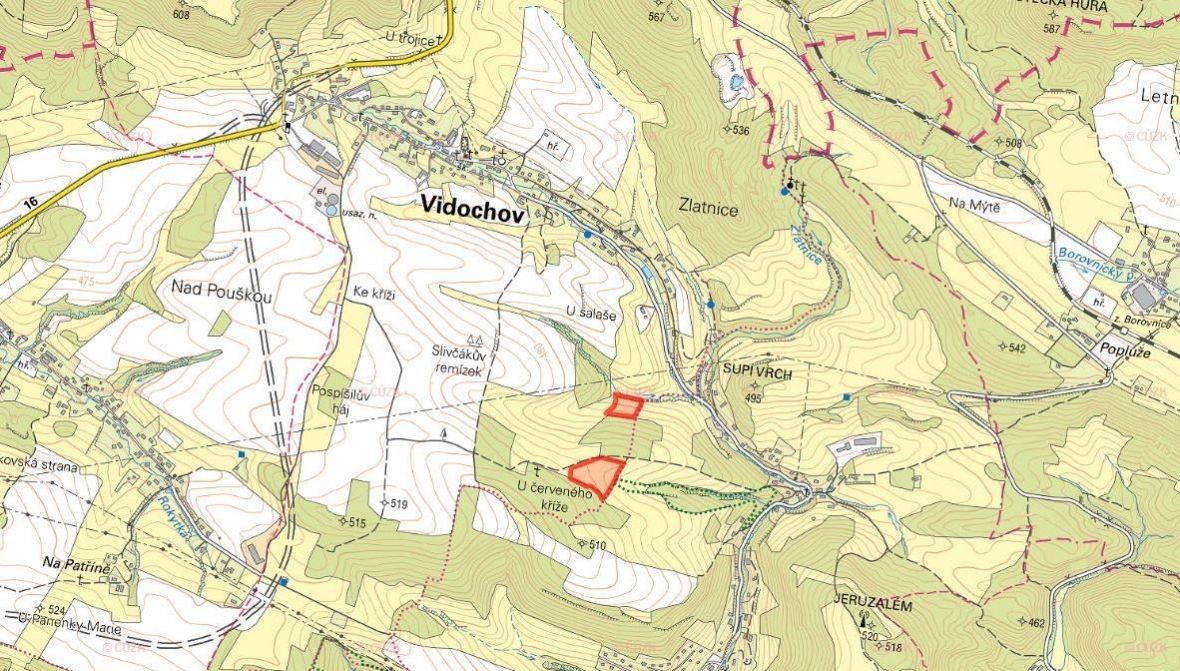 Prodej louka - Vidochov