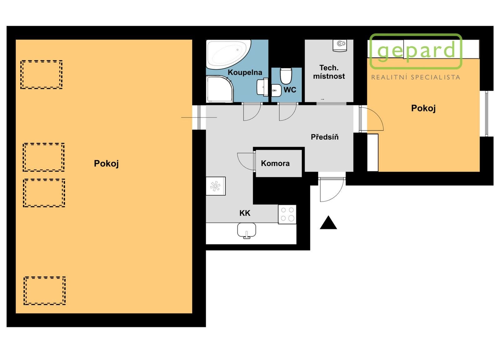 Byt 2+kk · 75 m² · Za poštou, Praha Strašnice - 3