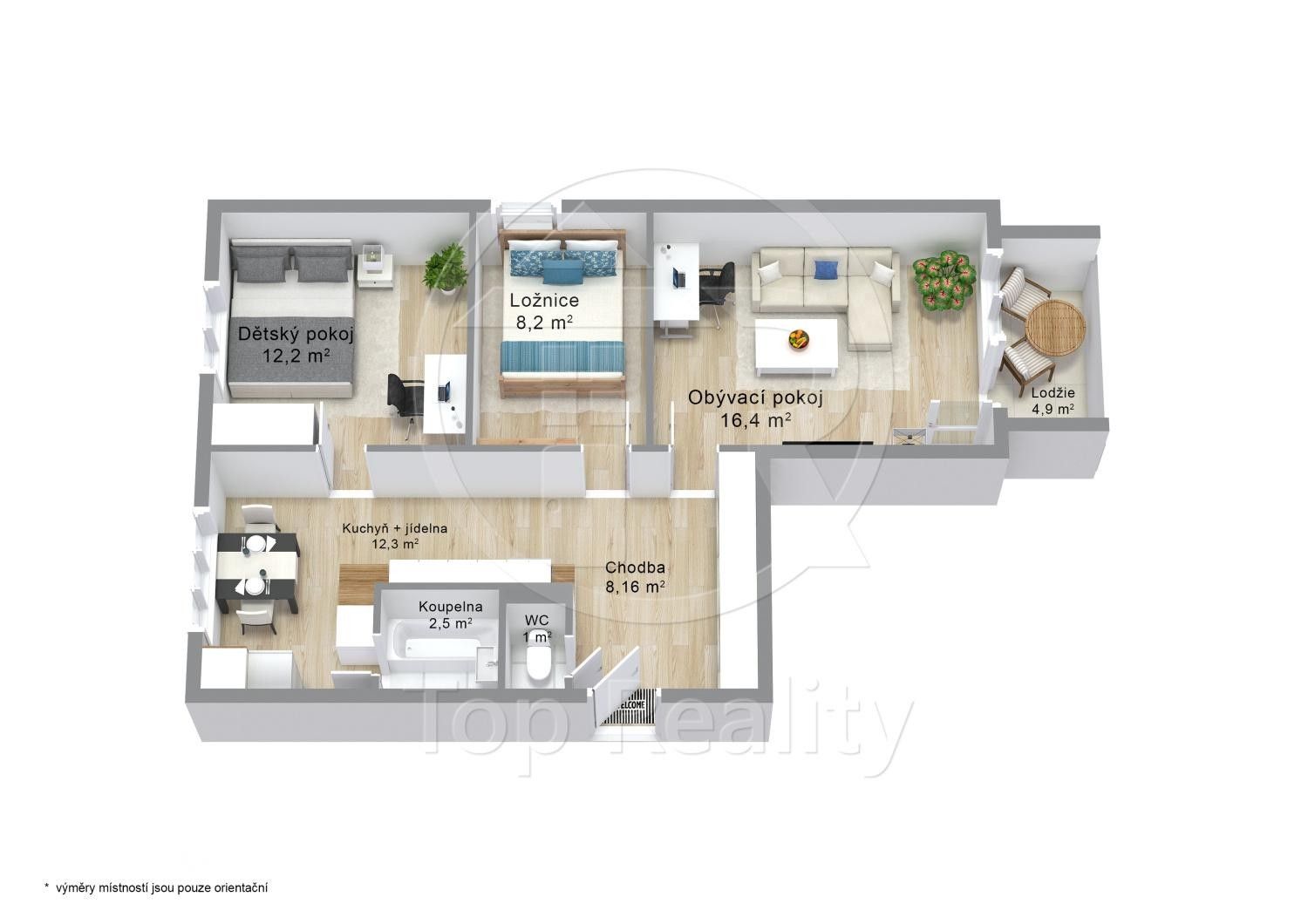 Prodej byt 3+1 - Mičurinova, Sokolov, 64 m²