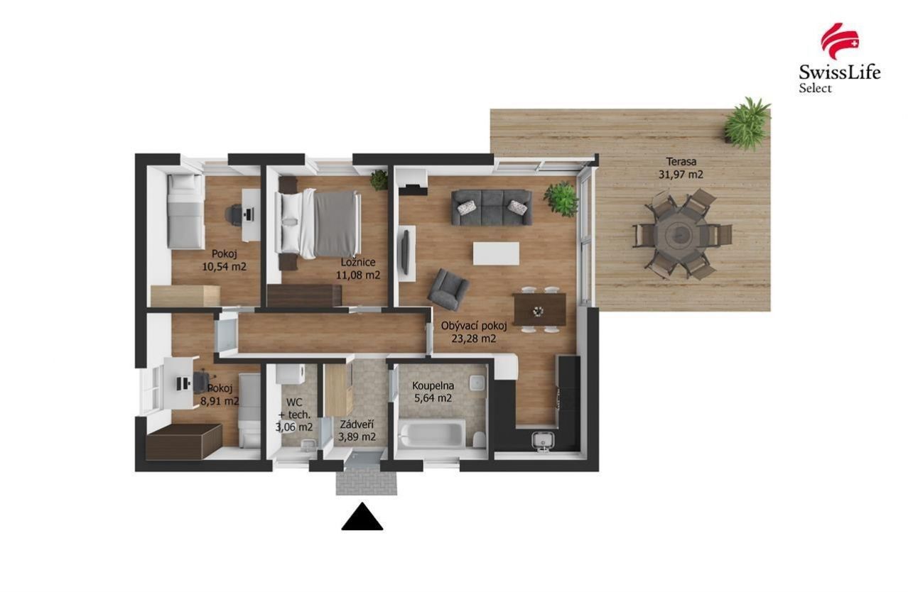 Prodej rodinný dům - Vejprnice, 78 m² - 5