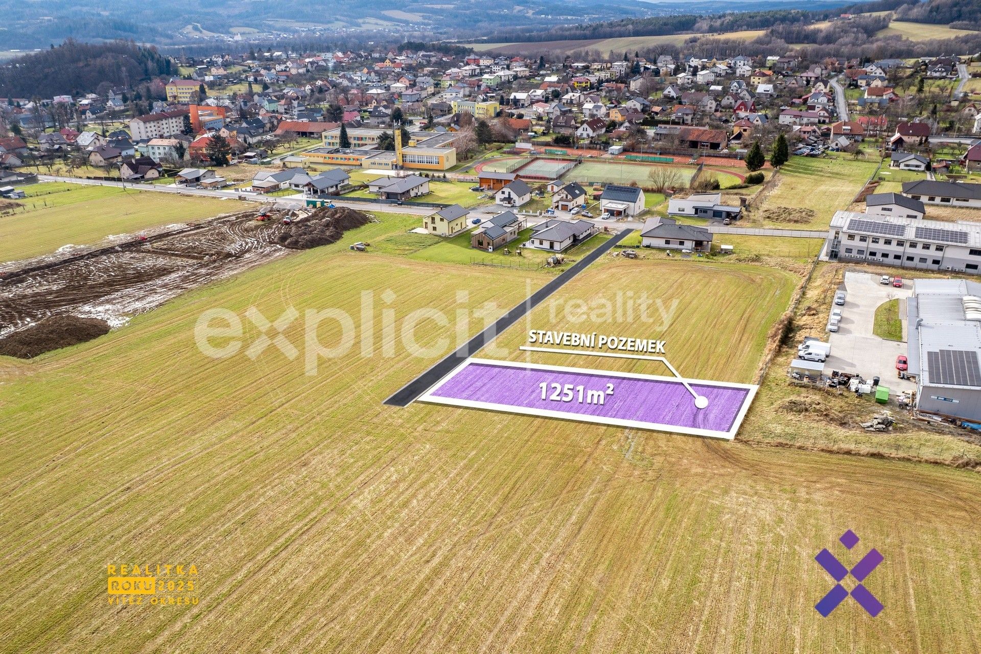 Prodej pozemek pro bydlení - Zubří, 1 251 m²