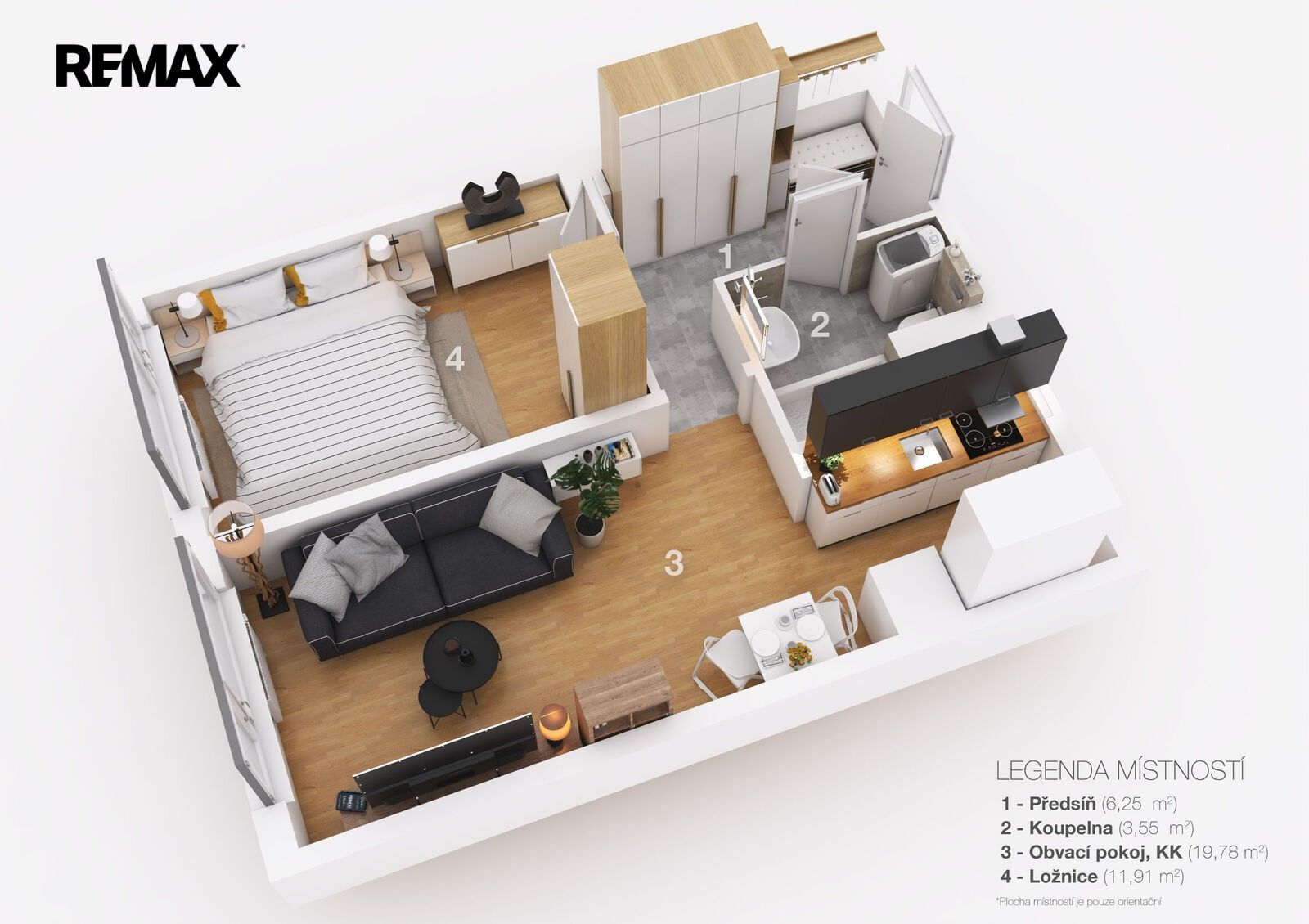 2+kk, Plickova 565, Praha Háje, 43 m² - 2