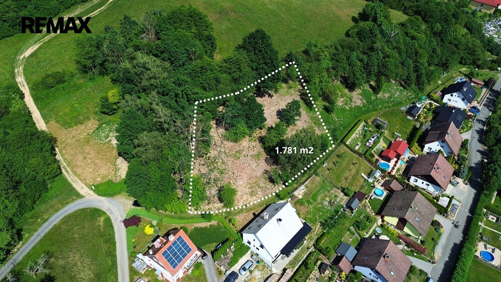 Pozemky pro bydlení, Hošťálková, 1 781 m² - 1