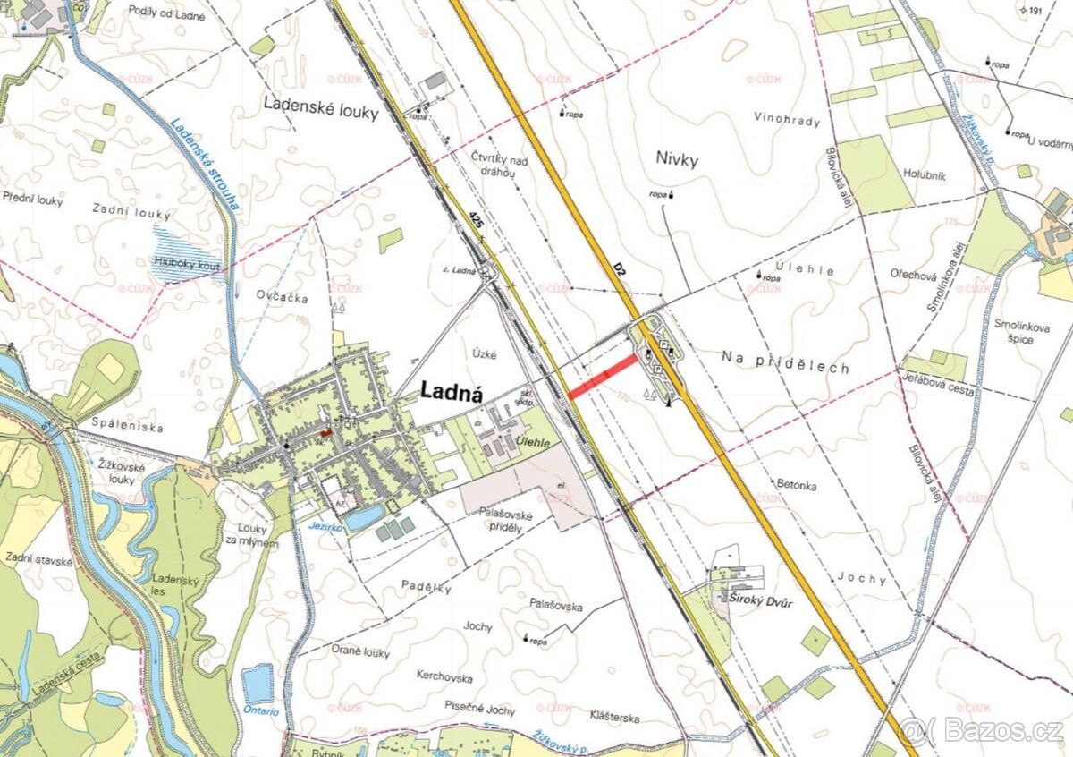 Prodej pozemek pro bydlení - Ladná, 691 46