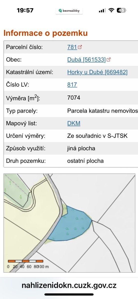 Prodej pozemek pro bydlení - Dubá