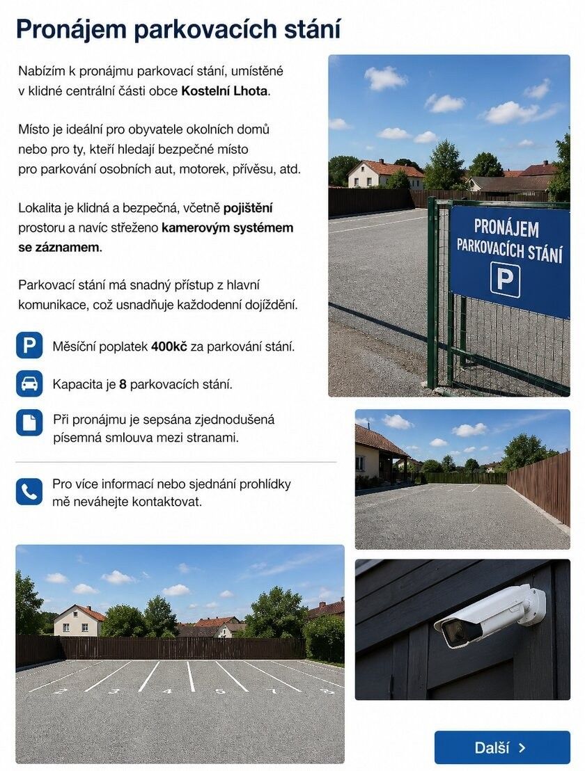 Garáže, Poděbrady, 290 01