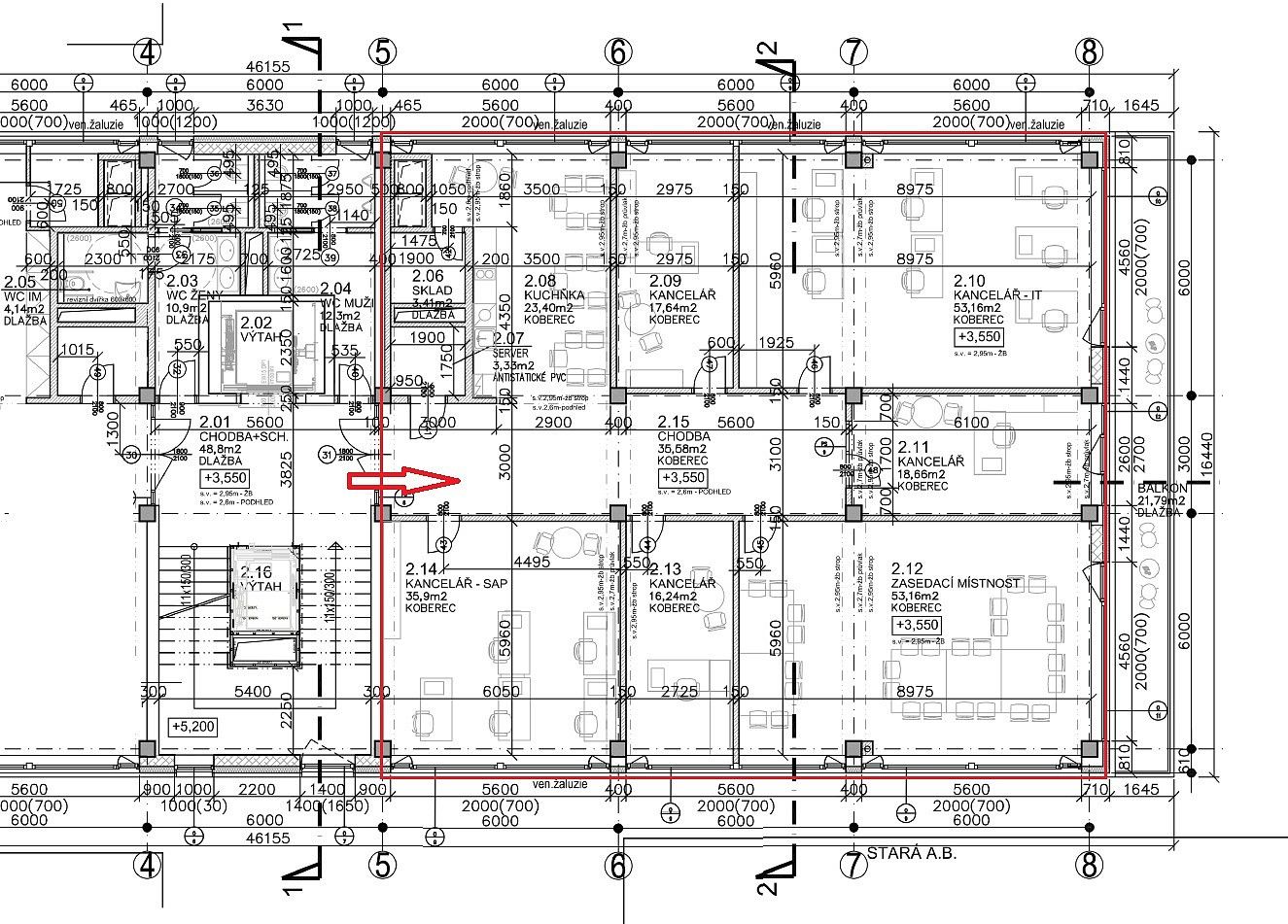 Kancelář · 277 m² · Liberec - Liberec II-Nové Město, Liberecký kraj - 4