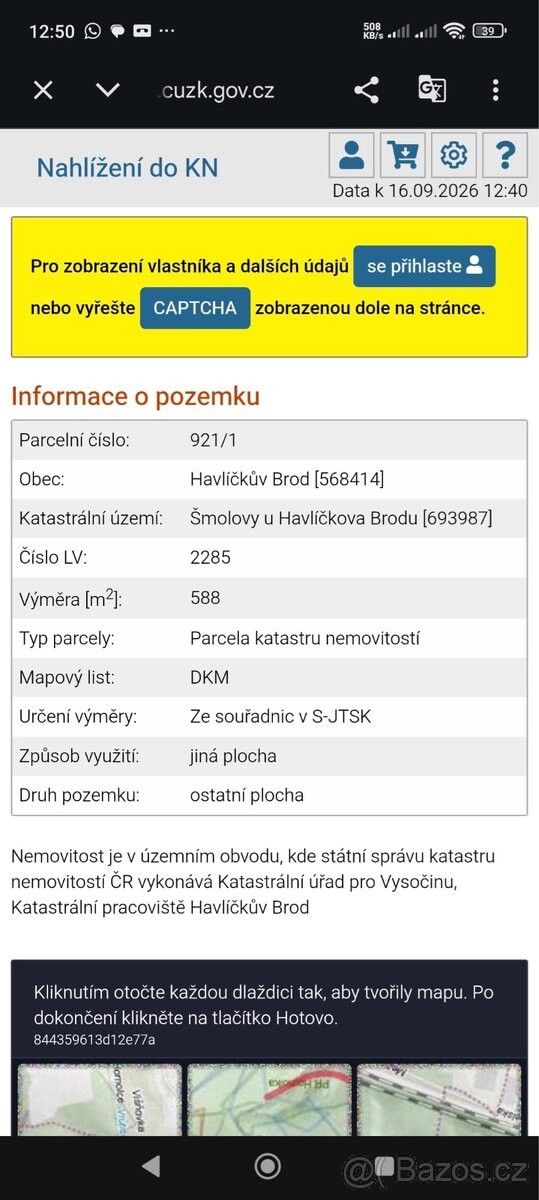 Pozemky pro bydlení, Havlíčkův Brod, 580 01 - 2