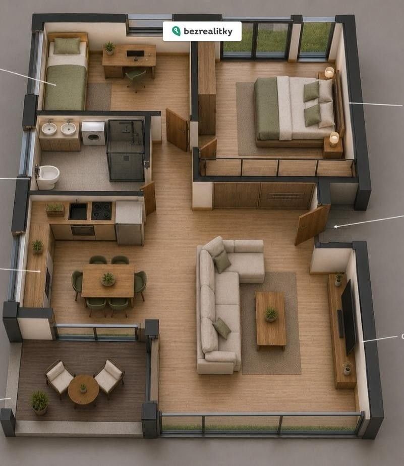 Rodinný dům · 80 m² · Kraví hora 1093, Nový Šaldorf-Sedlešovice Sedlešovice - 3