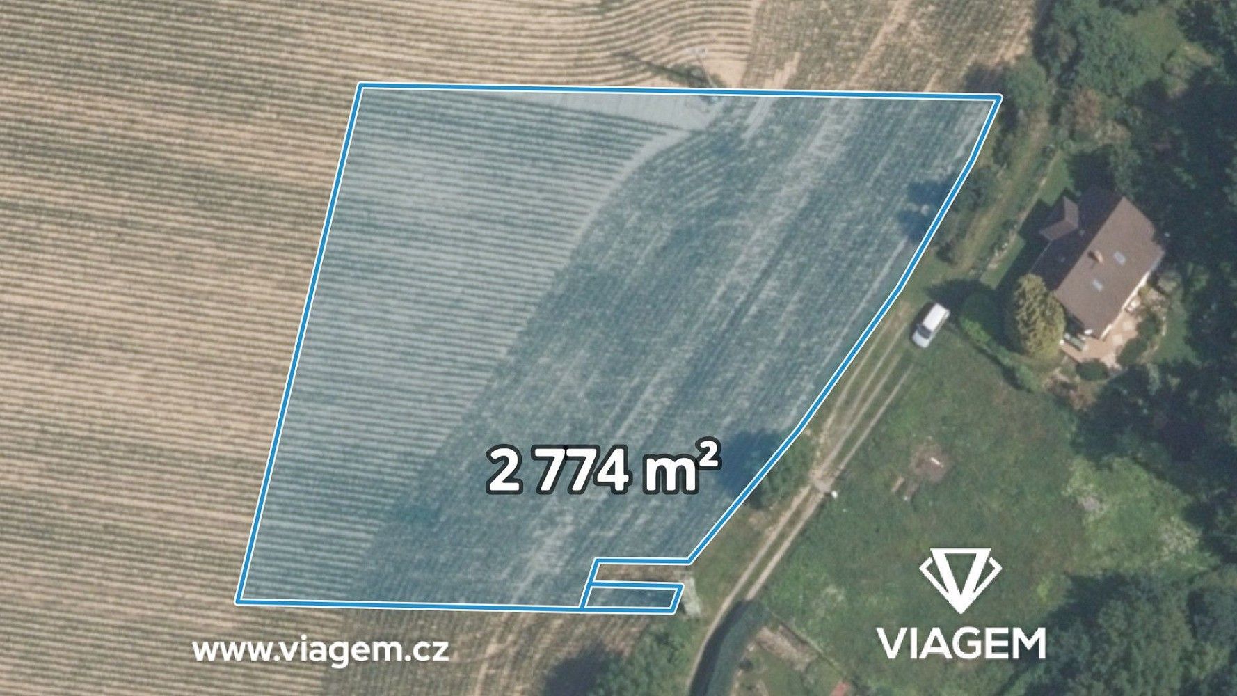 Zemědělský pozemek, 709 m²