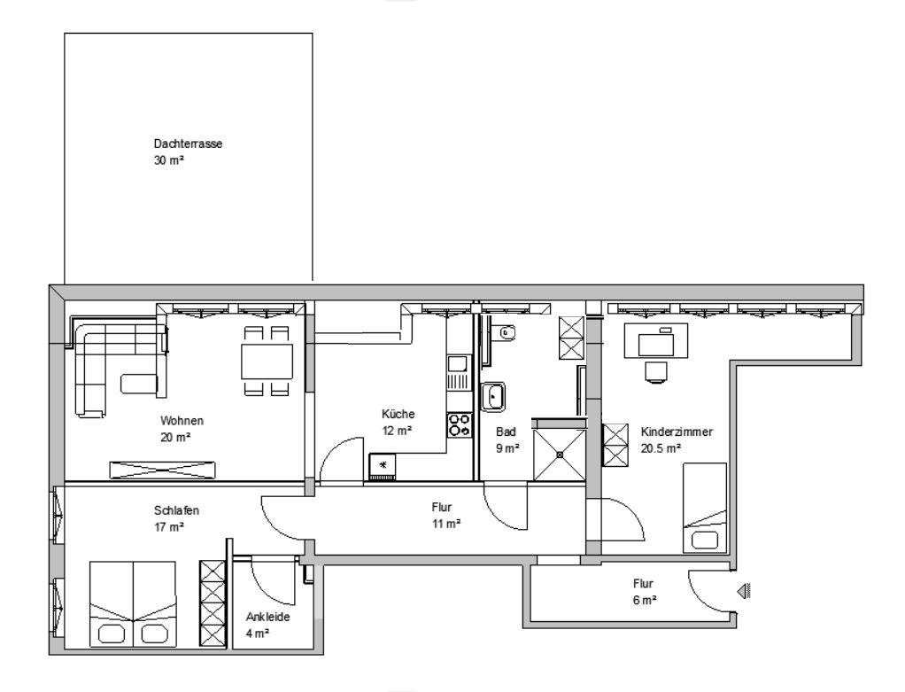 3+kk, Schlaurother Str. 10, , Sasko, 130 m² - 2