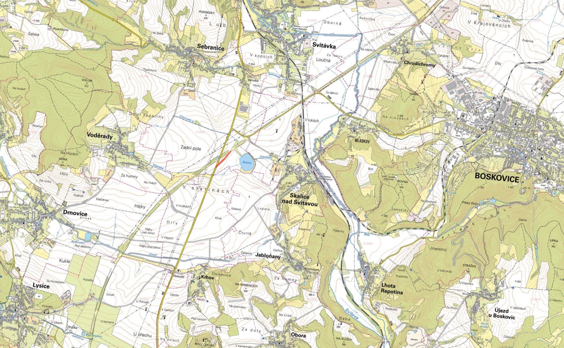 Prodej zemědělský pozemek - Sebranice