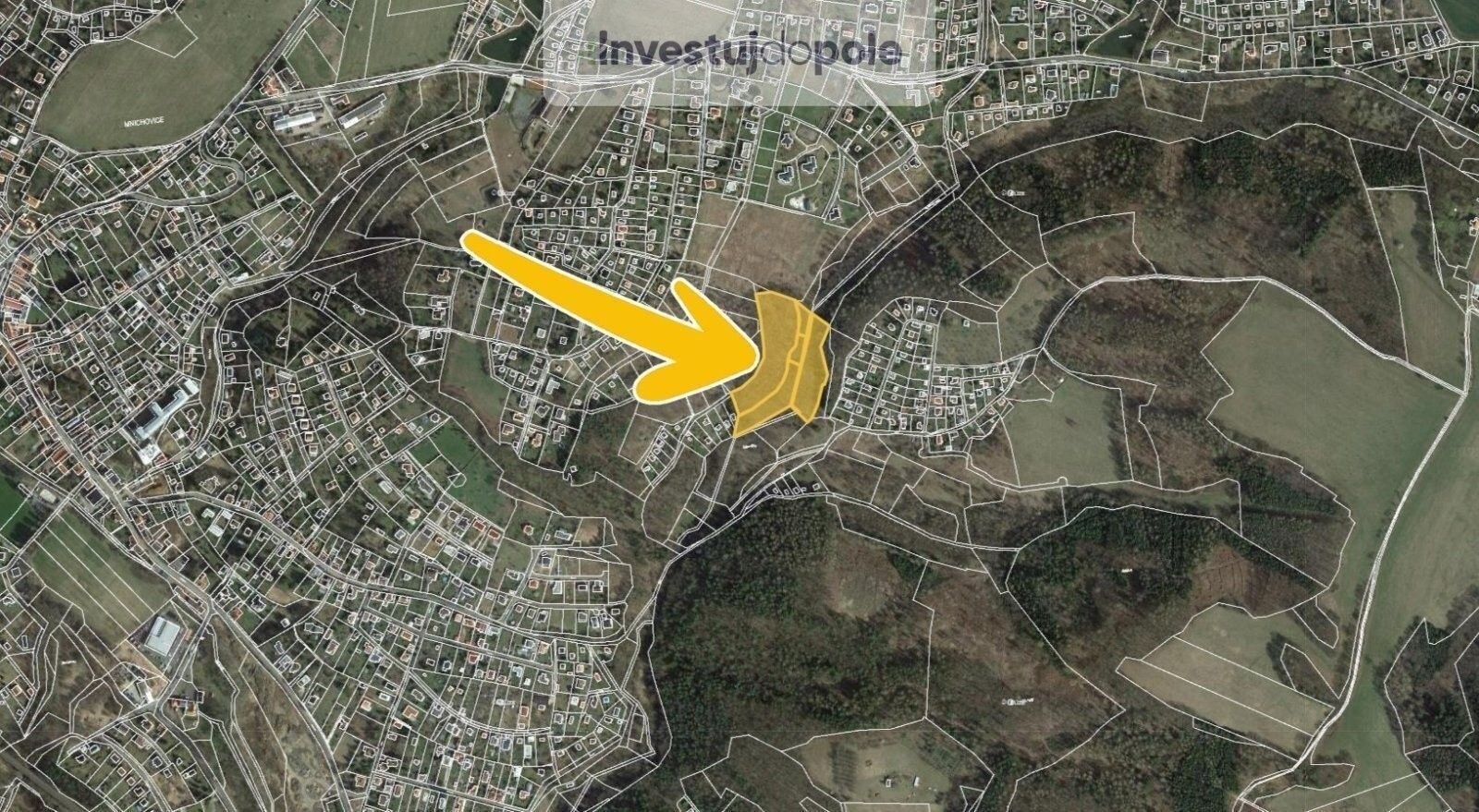 Prodej louka - Mnichovice, 6 546 m²