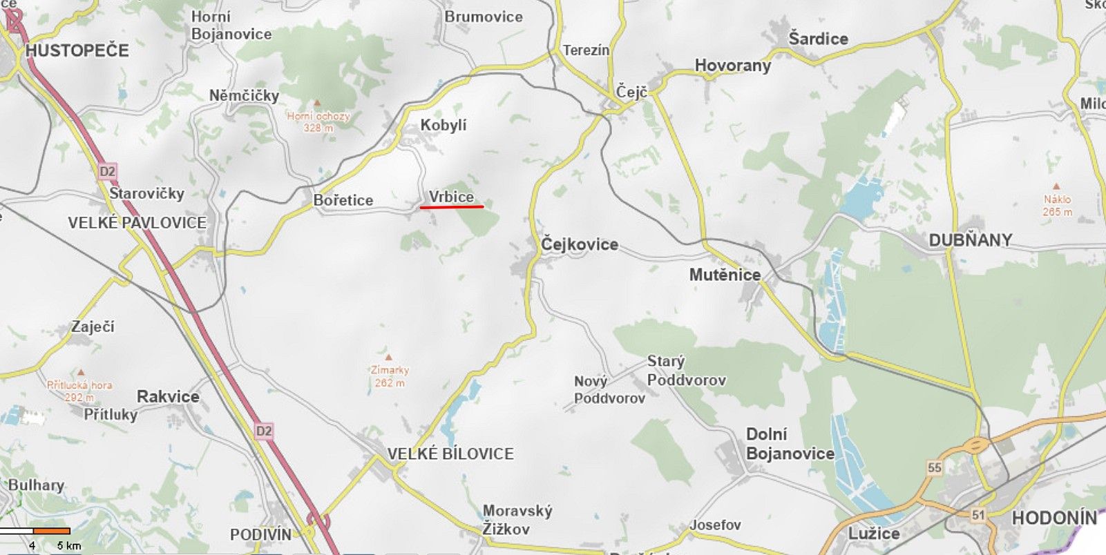 Prodej zemědělský pozemek - Vrbice, okres Břeclav, Jihomoravský kraj - 5