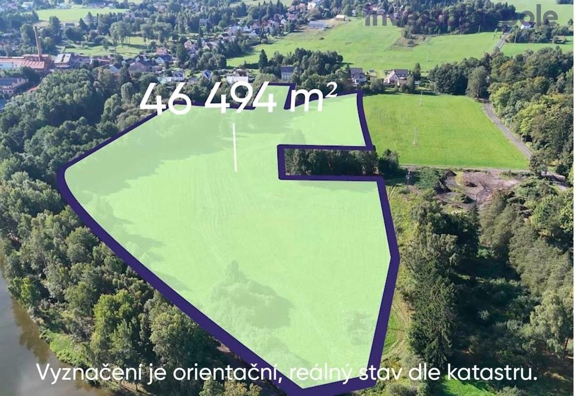 Pozemky pro bydlení, Krásná Lípa, 46 494 m²