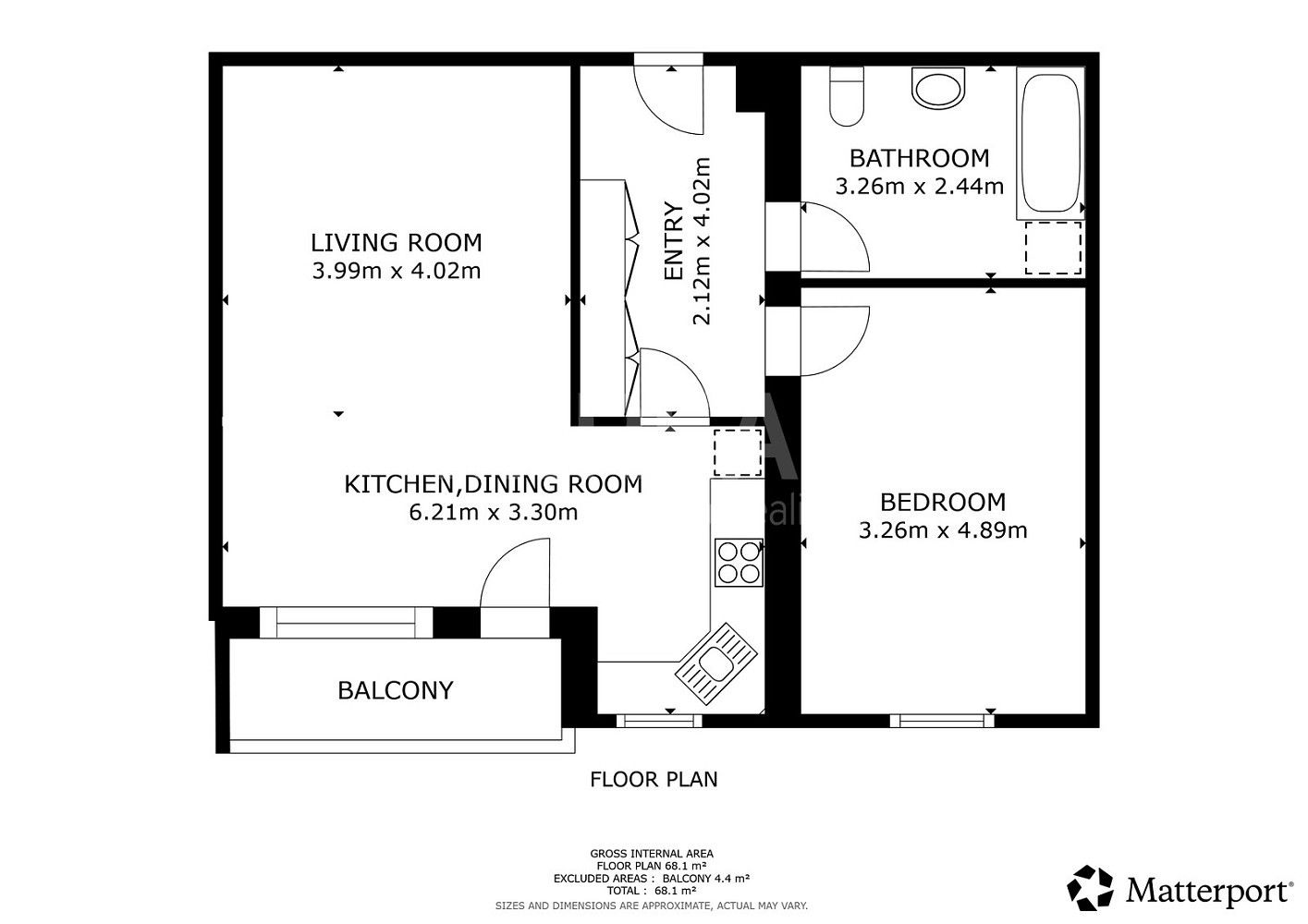 2+kk, Milovice - Mladá, okres Nymburk, Středočeský kraj, 69 m² - 2