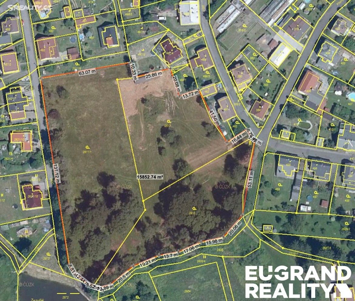 Pozemky pro bydlení, Šluknov, 15 799 m²