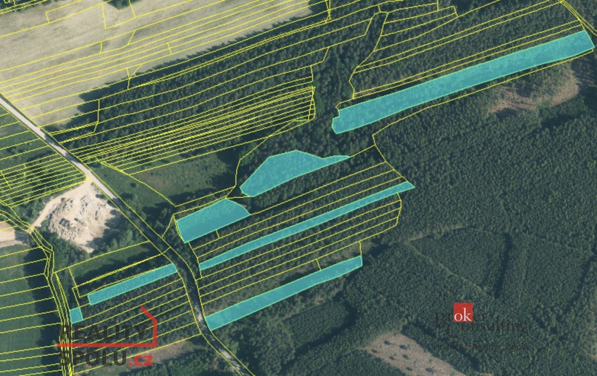 Lesy, Nekmíř, 22 136 m²