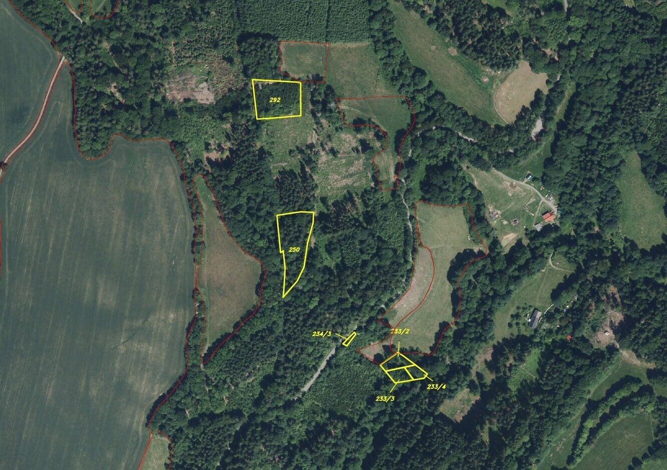 Prodej zemědělský pozemek - Roztoky u Semil, 10 225 m² - 5
