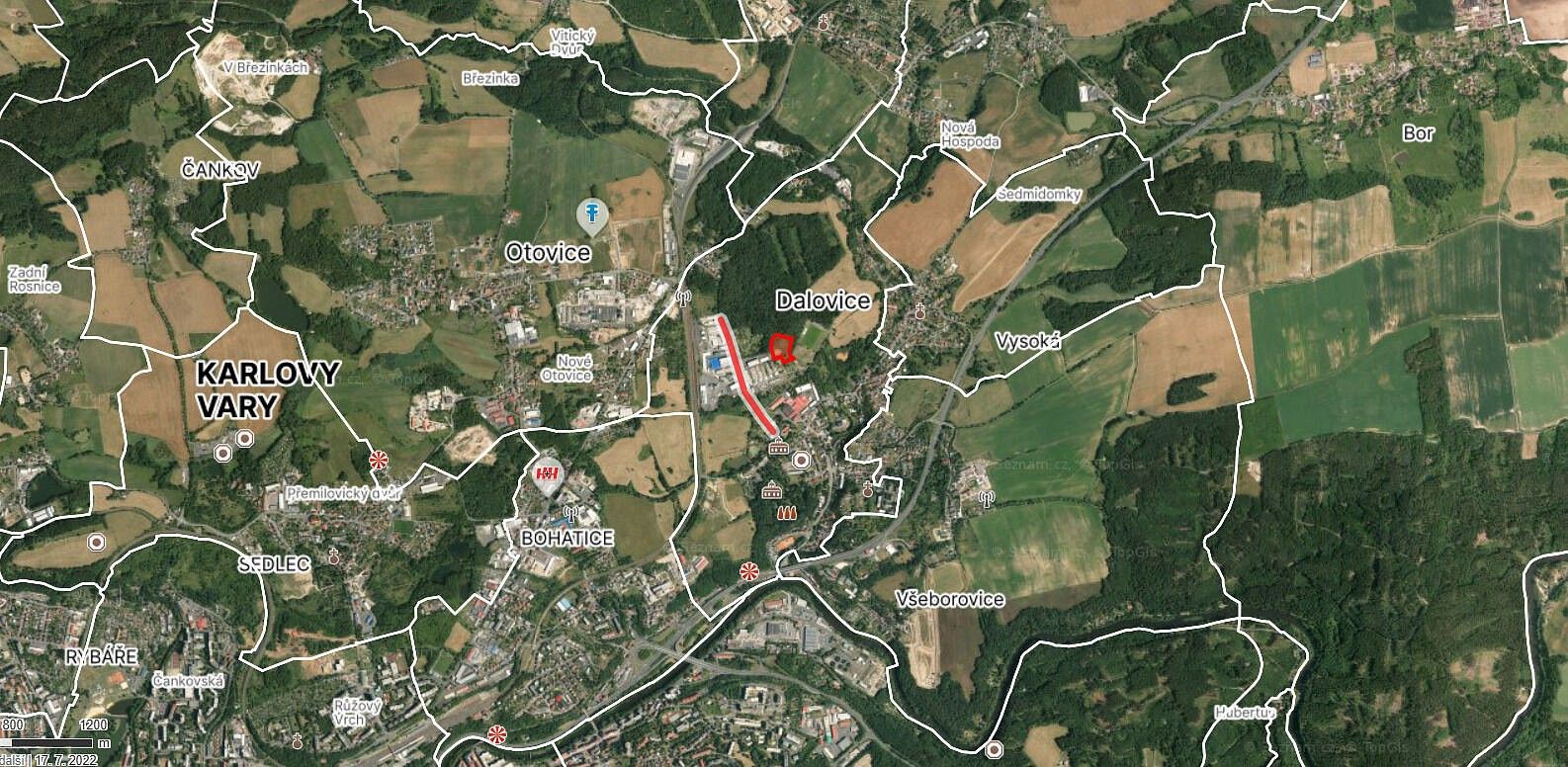 Pozemek pro bydlení · Dalovice, okres Karlovy Vary, Karlovarský kraj - 3