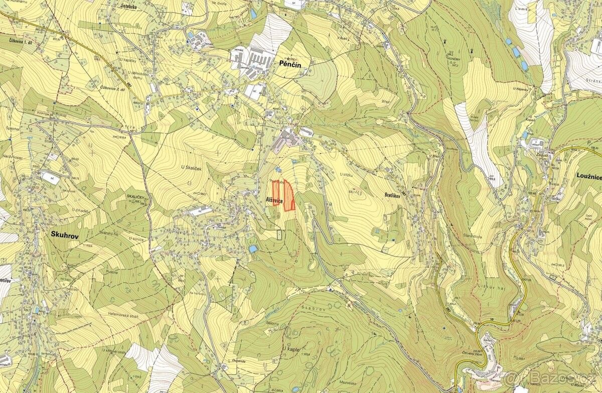 Prodej pozemek pro bydlení - Bratříkov, 468 21