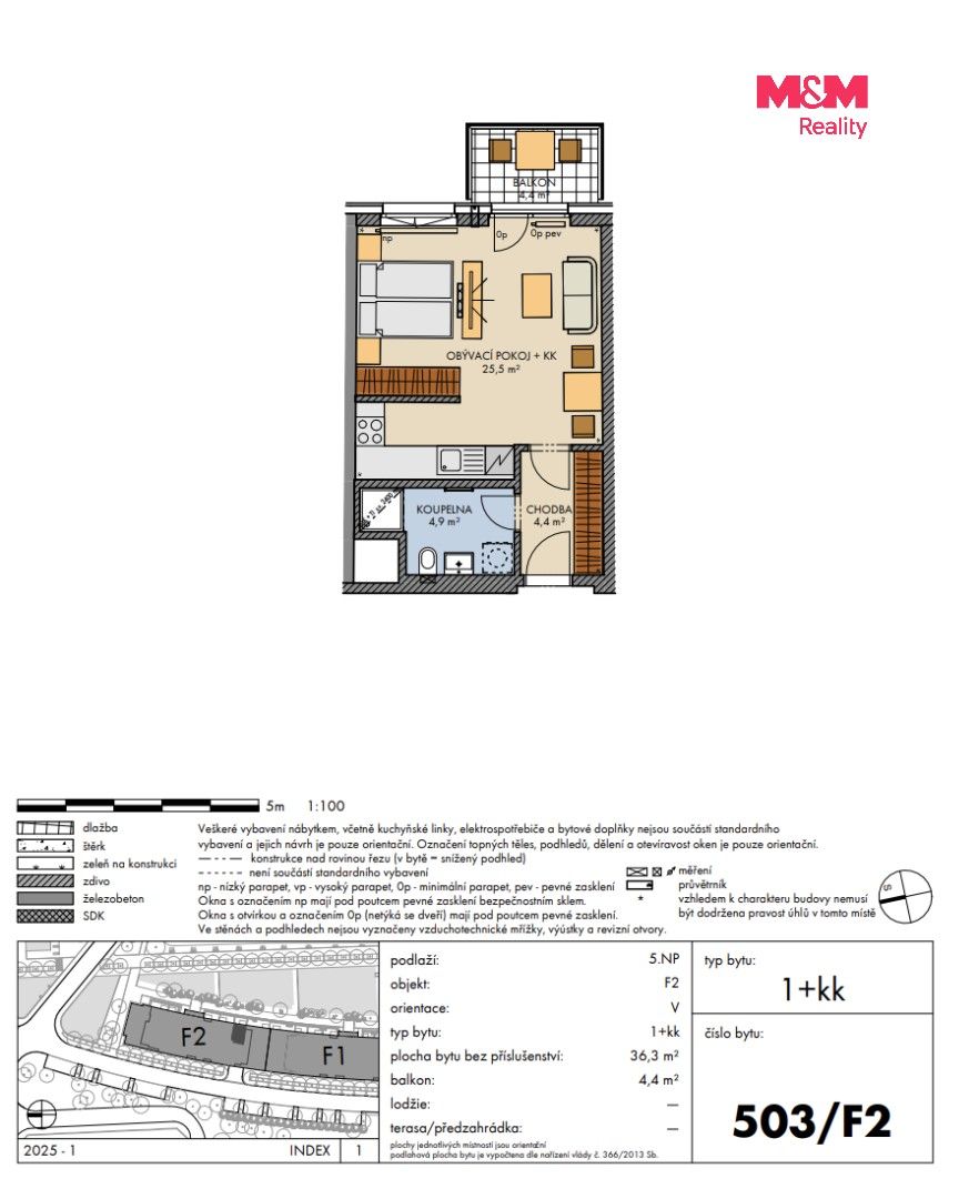 1+kk, Bartůňkova, Praha, 36 m² - 2