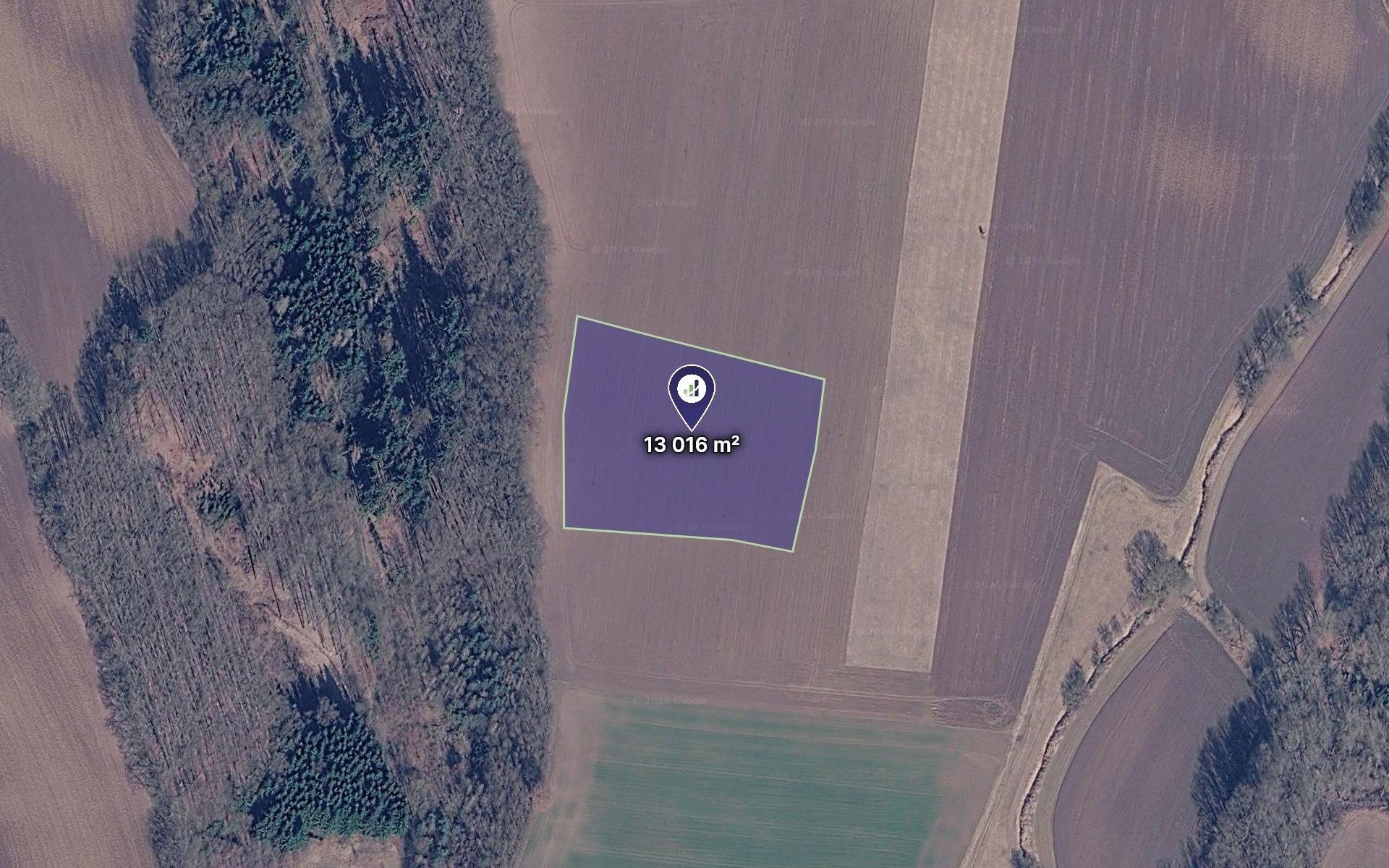 Zemědělské pozemky, Loukov, 13 016 m²