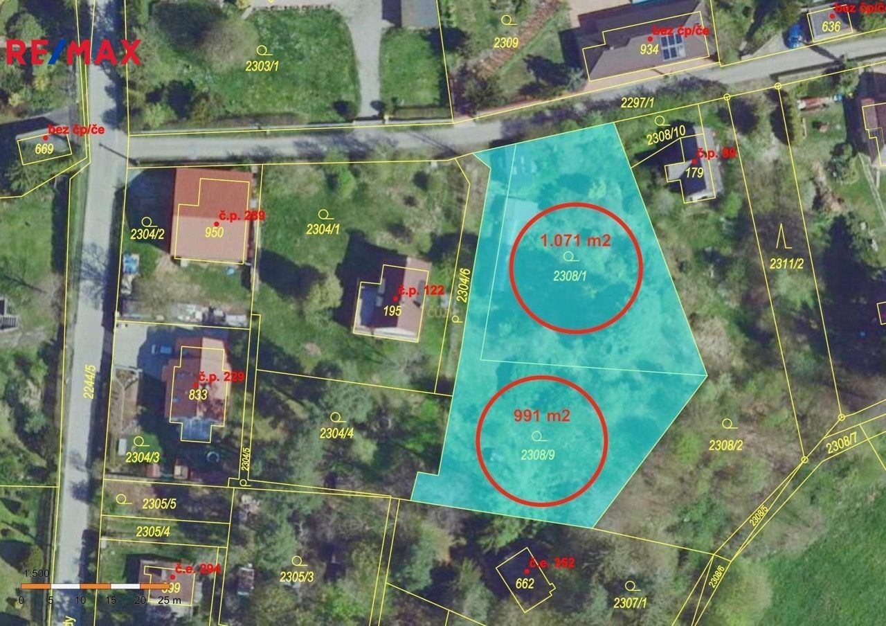 Prodej pozemek pro bydlení - Hrusice, 2 062 m²