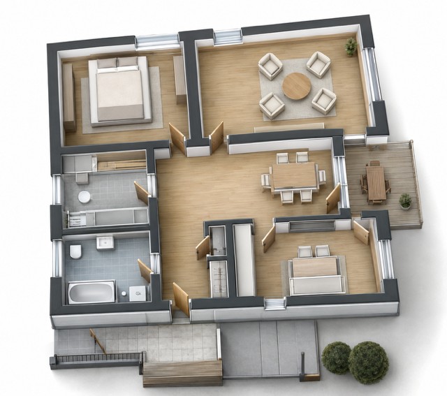 3+1, Brandenburger Straße 29, , Dolní Sasko, 88 m² - 1