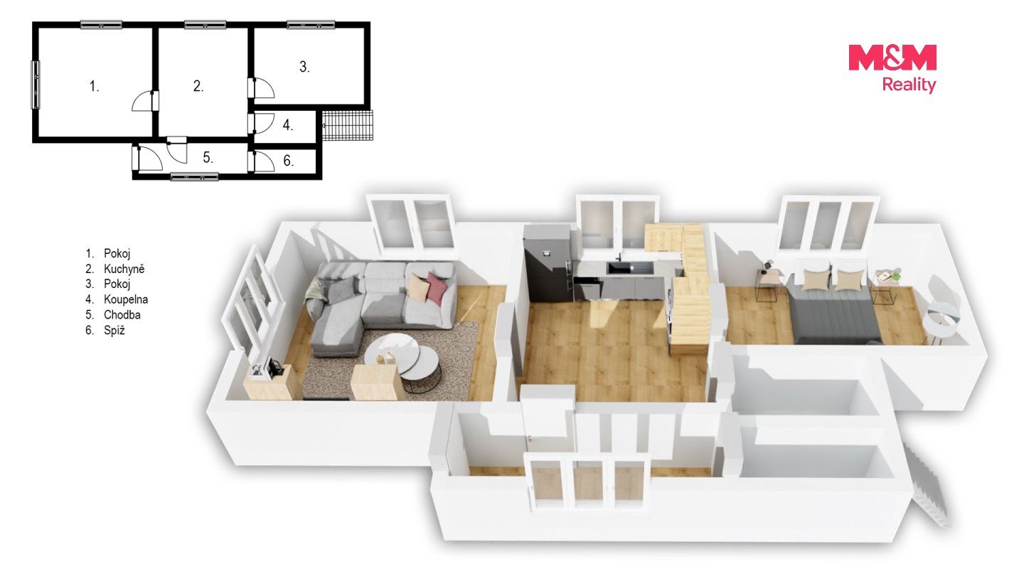 Chalupa · 60 m² · Dubina, Zruč nad Sázavou - 3