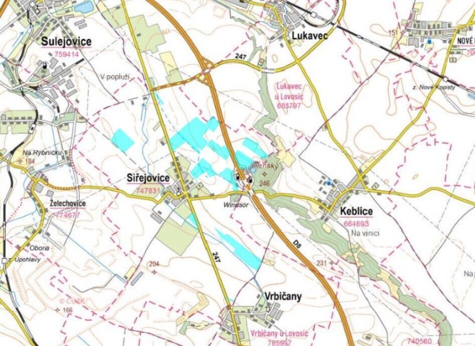 Zemědělské pozemky, Siřejovice, 494 125 m² - 2