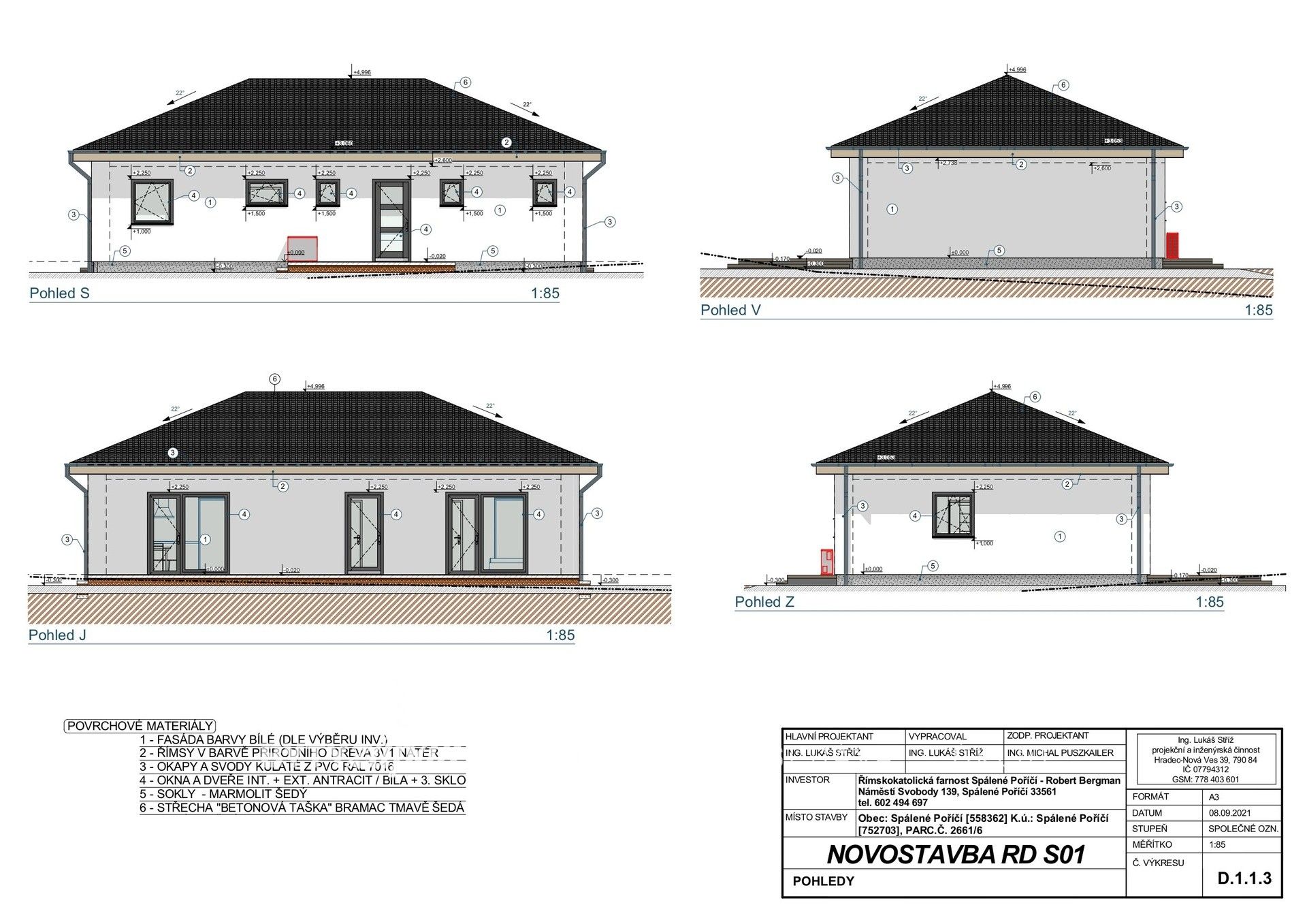 Pronájem rodinný dům - Štítovská, Spálené Poříčí, 92 m²