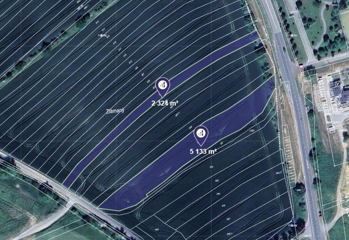 Zemědělské pozemky, Uhřice, 1 243 m²