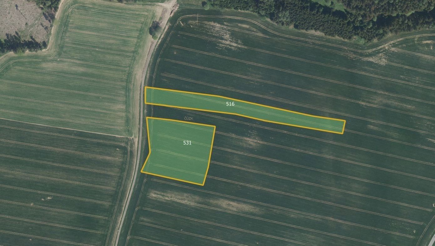 Zemědělské pozemky, Hojovice