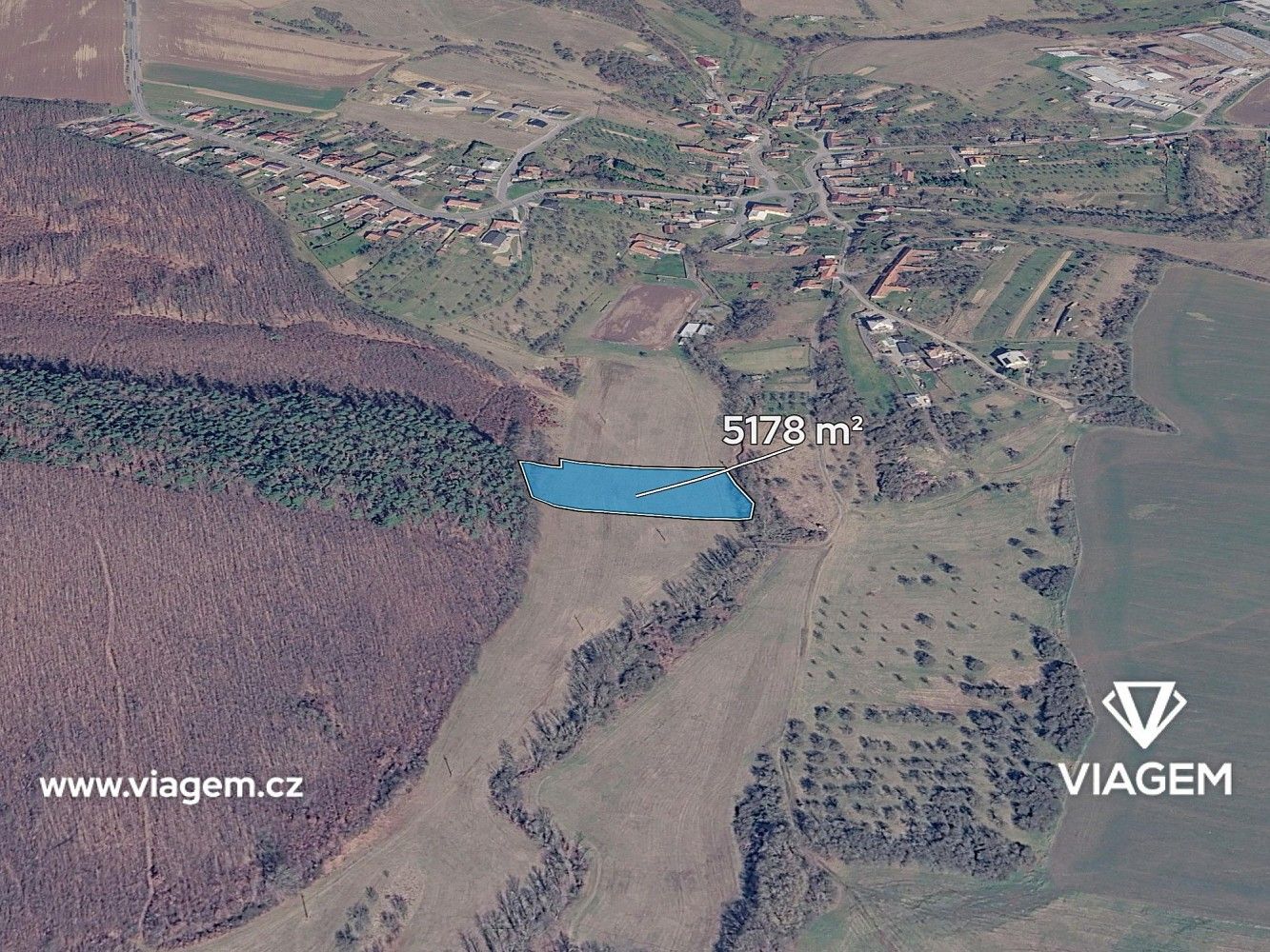 Zemědělské pozemky, Dobrkovice, okres Zlín, Zlínský kraj