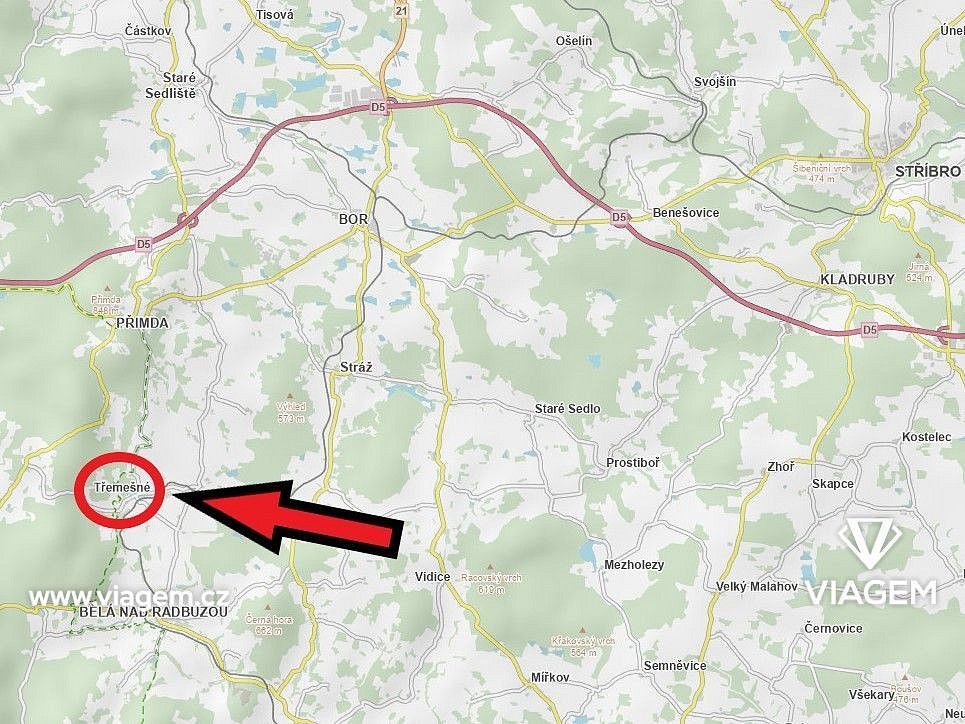 Prodej zahrada - Třemešné, okres Tachov, Plzeňský kraj - 2