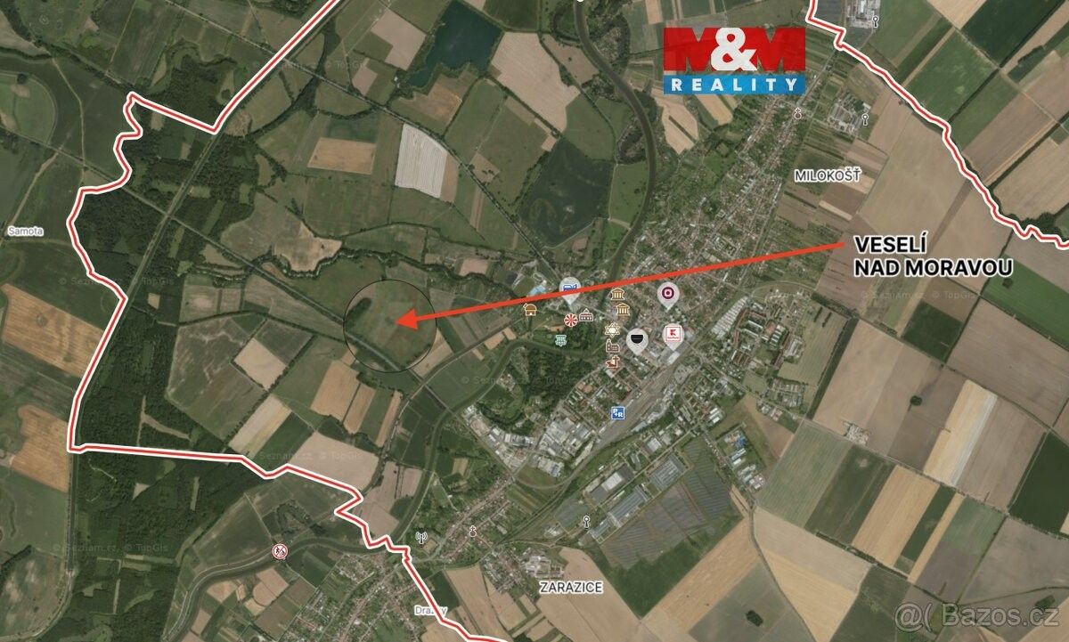 Pozemky pro bydlení, Veselí nad Moravou, 698 01