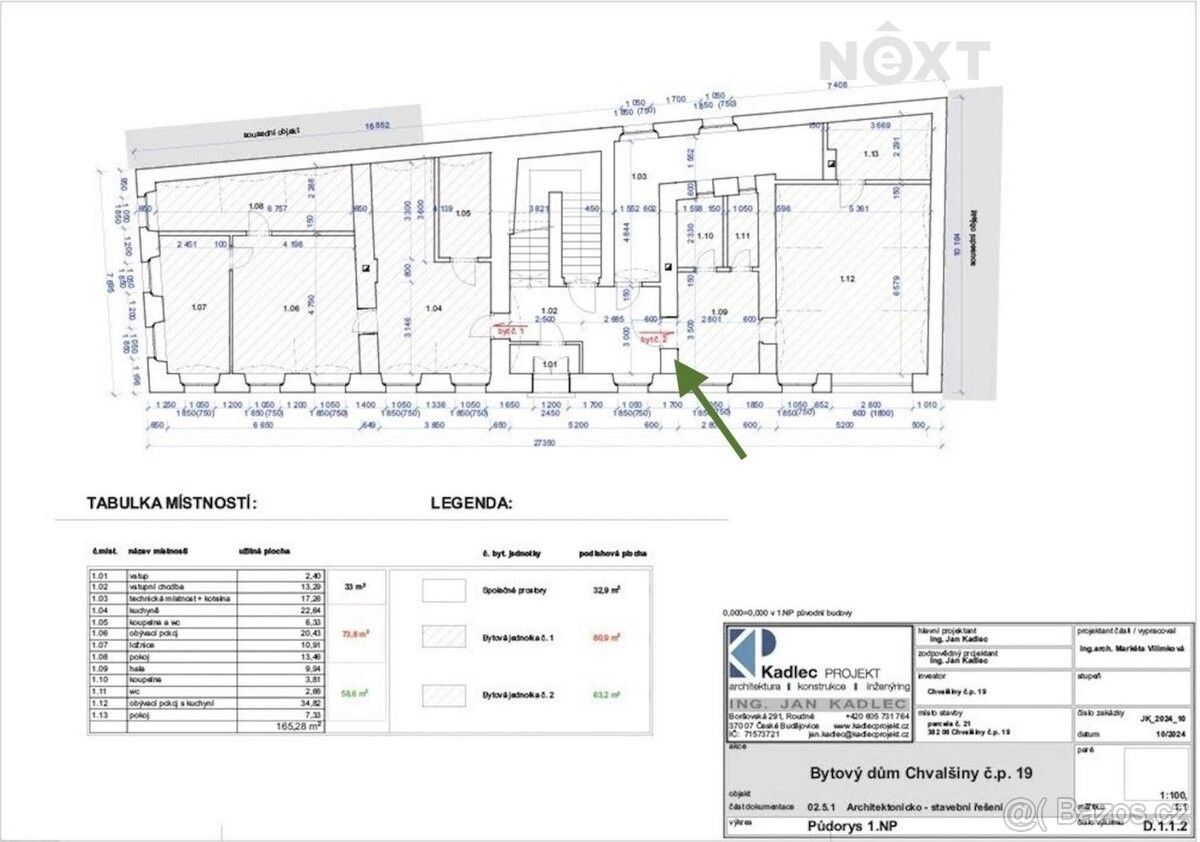 Prodej byt - Chvalšiny, 382 08