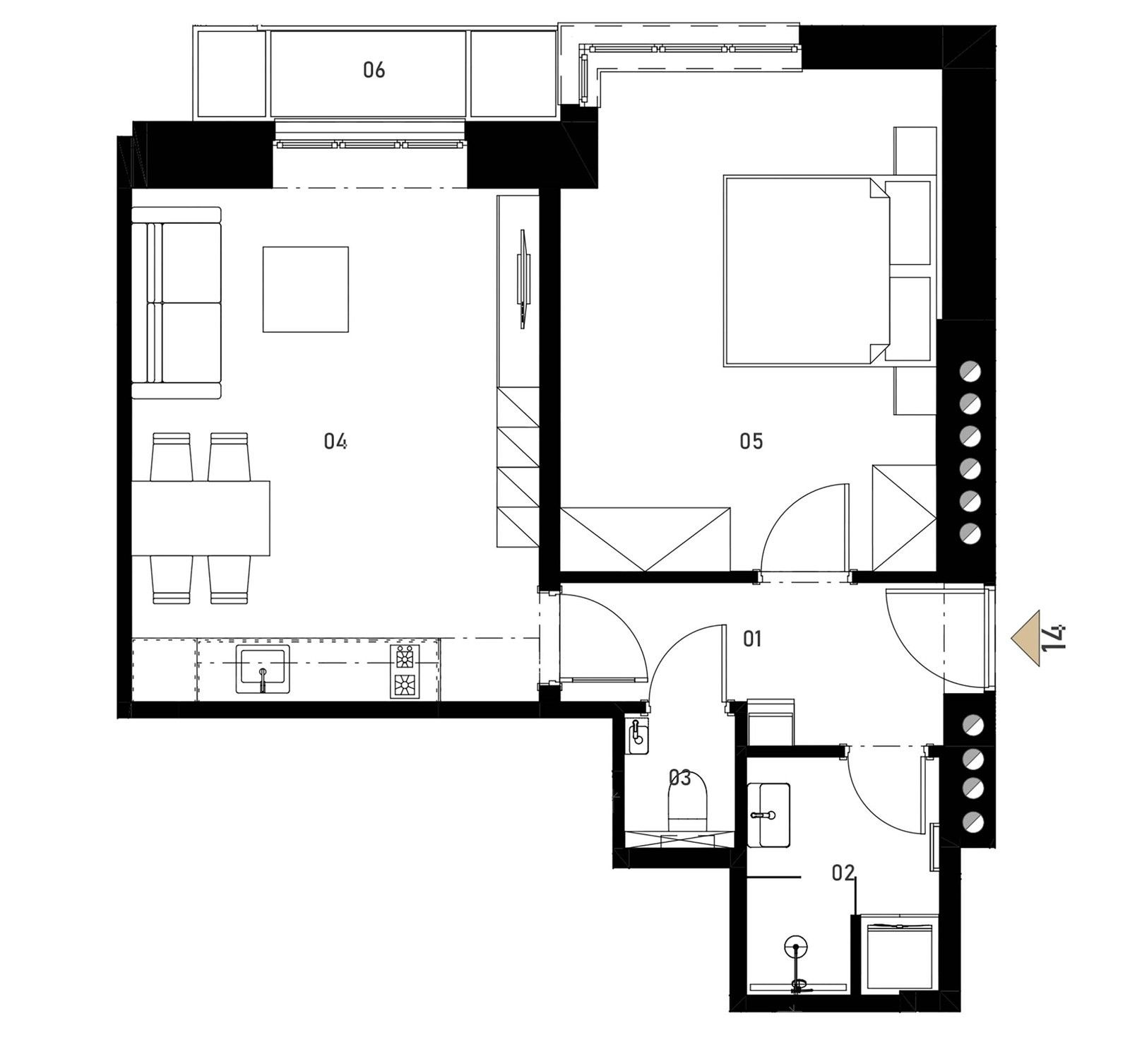 Prodej byt 2+kk - Pod Drinopolem, Praha, 49 m²