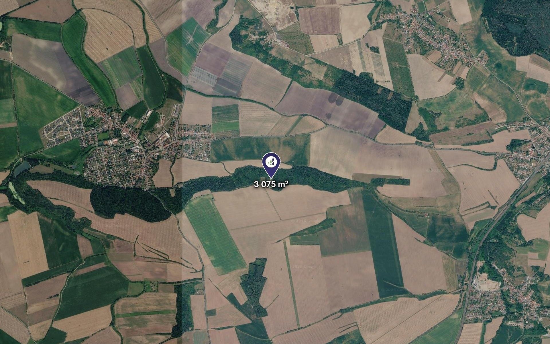 Lesy, Kounice, 3 075 m² - 2