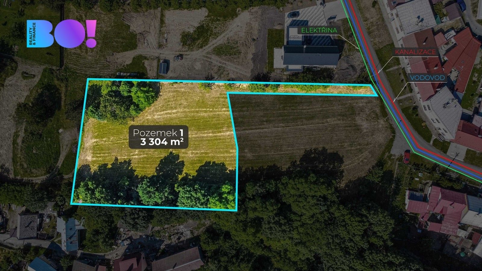 Prodej zahrada - Stará Ves, 3 304 m² - 2