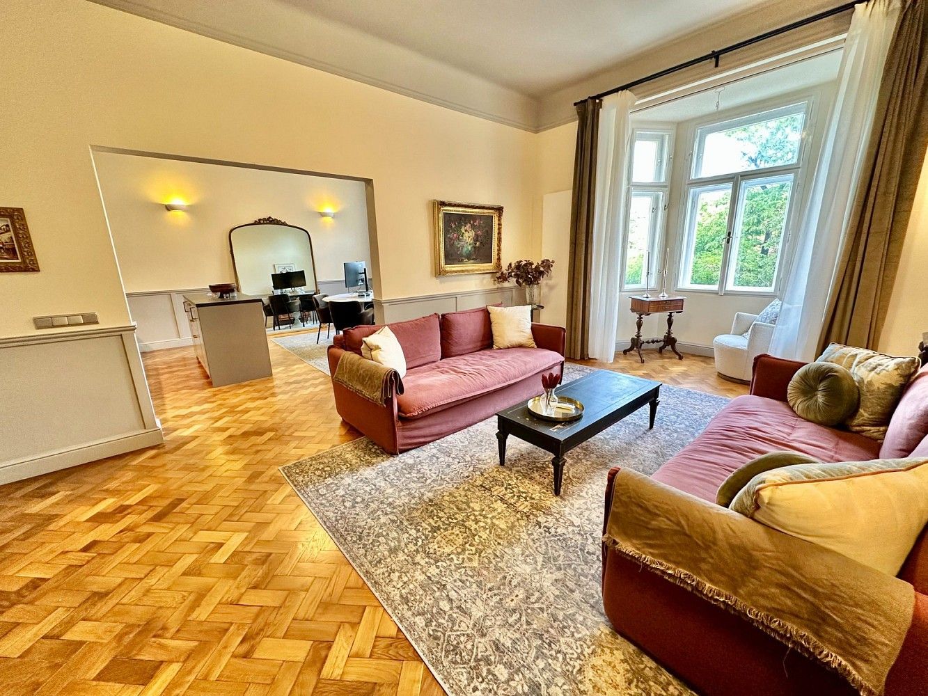 4+kk, Polská, Praha 2 - Vinohrady, 107 m² - 2