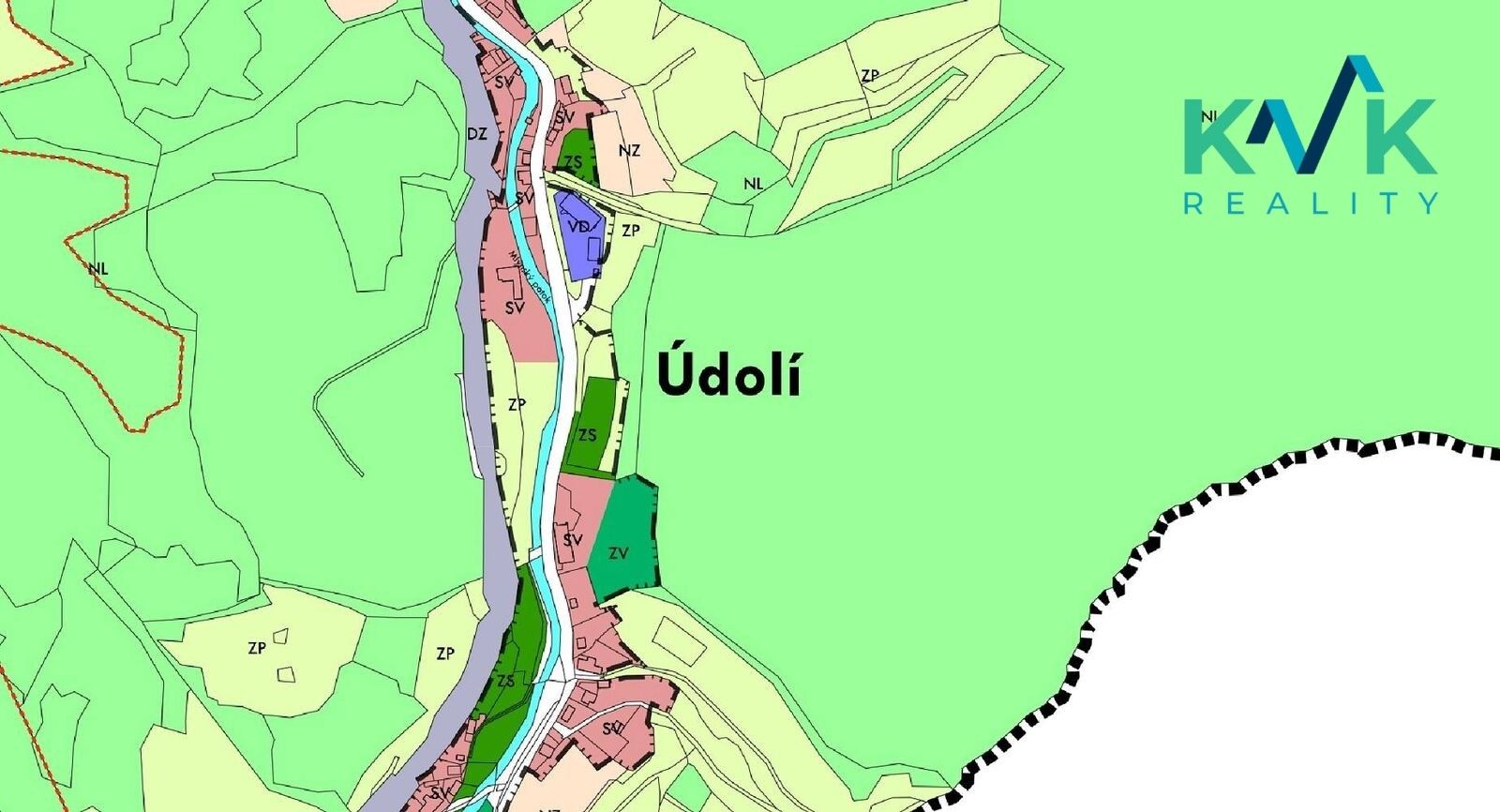 Pozemek · 5 448 m² · Loket Údolí - 3