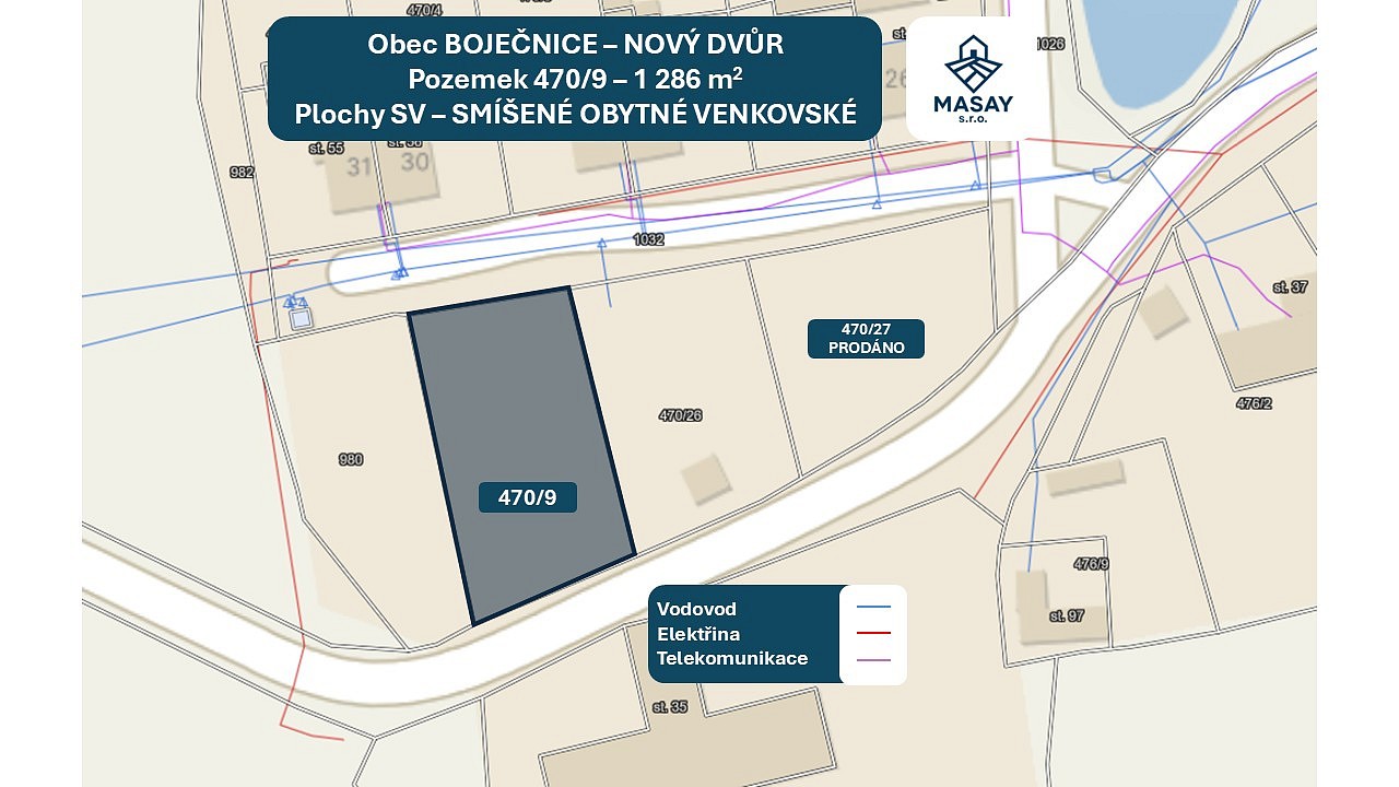 Pozemek pro bydlení · Bor - Boječnice, okres Tachov - 3