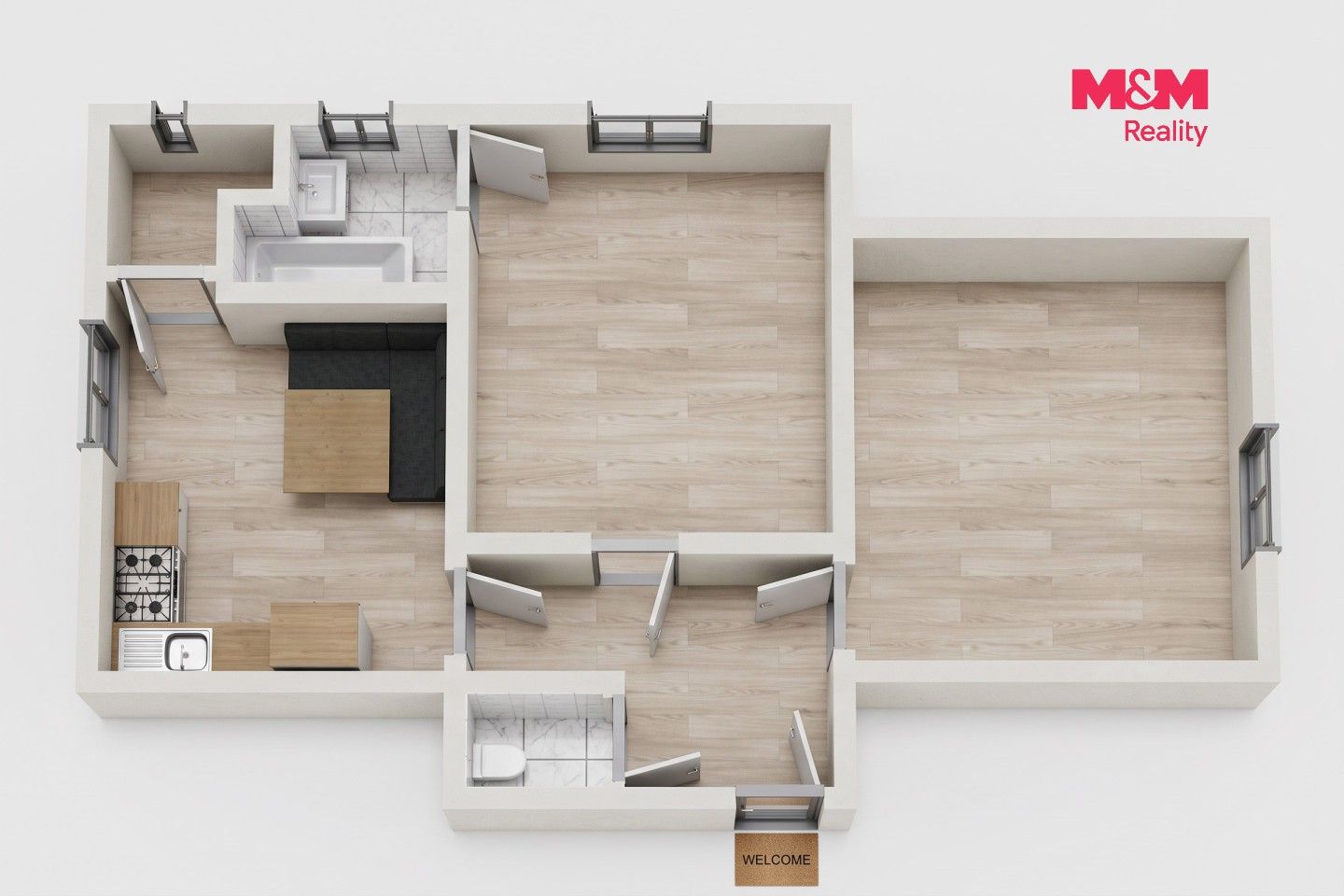 Byt 2+1 · 58 m² · Moskevská, Karlovy Vary - 4