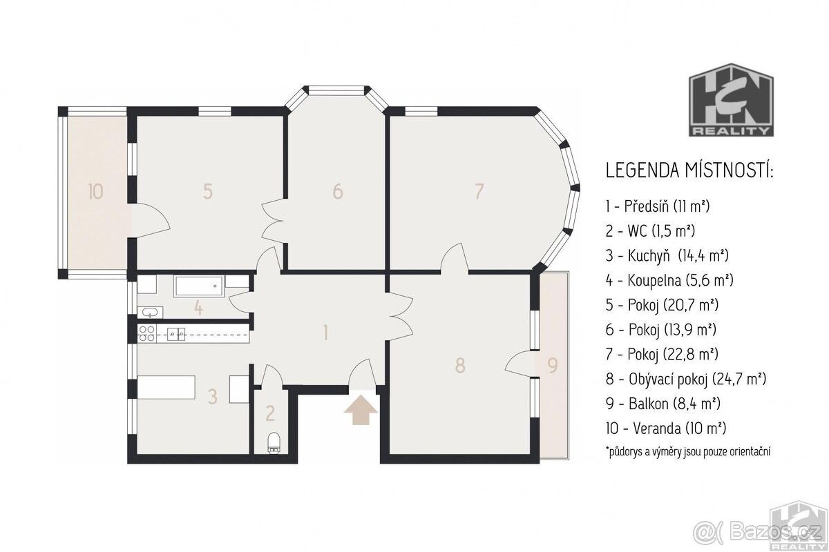 Prodej byt - Jablonec nad Nisou, 466 01