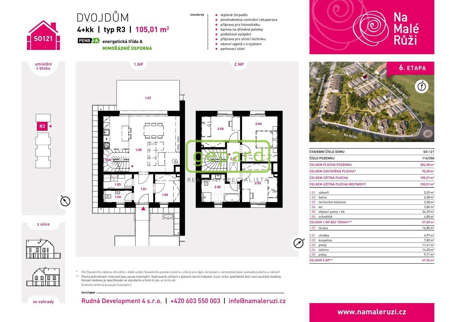 Prodej rodinný dům - Císařská, Drahelčice, 105 m²