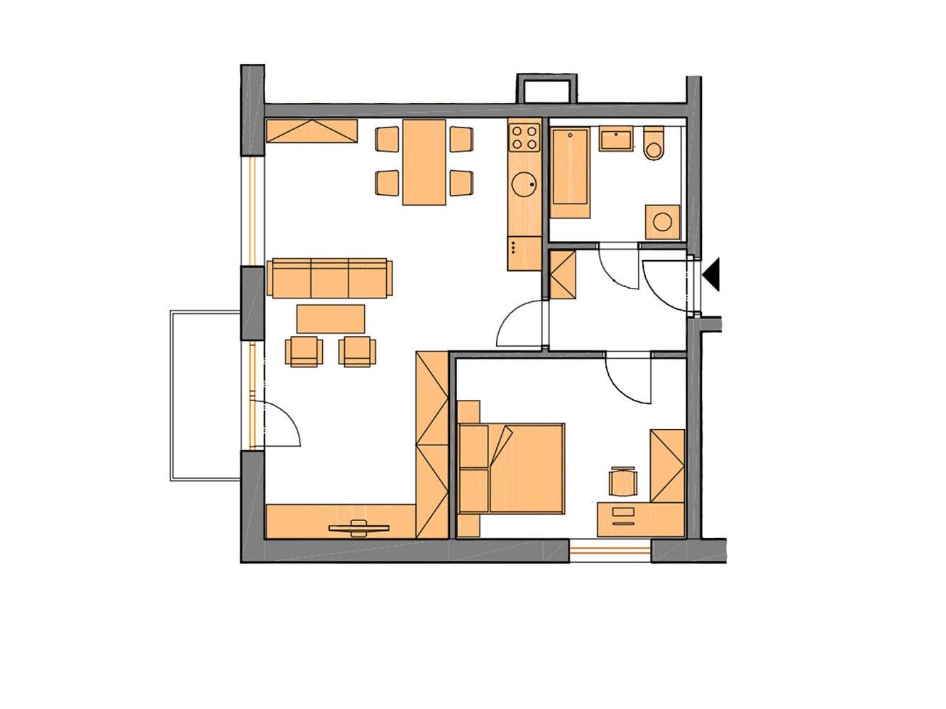 2+kk, Chýně, okres Praha-západ, Středočeský kraj, 56 m² - 2