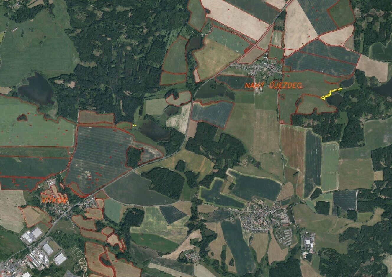 Prodej pozemek - Chodský Újezd, 3 672 m² - 5